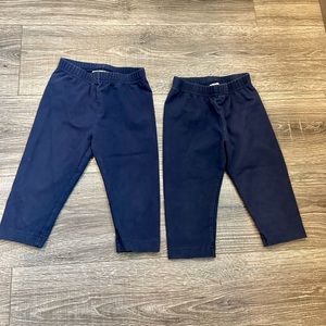 Hanna Andersson Toddler 4 (110) Navy Capri Pants